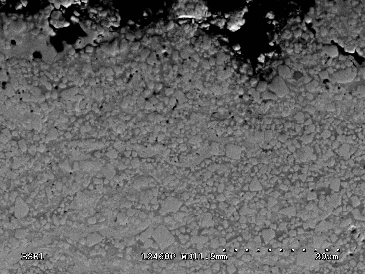 Anilox roll cell close-up at 2000x magnification — Aalberts Surface Technologies